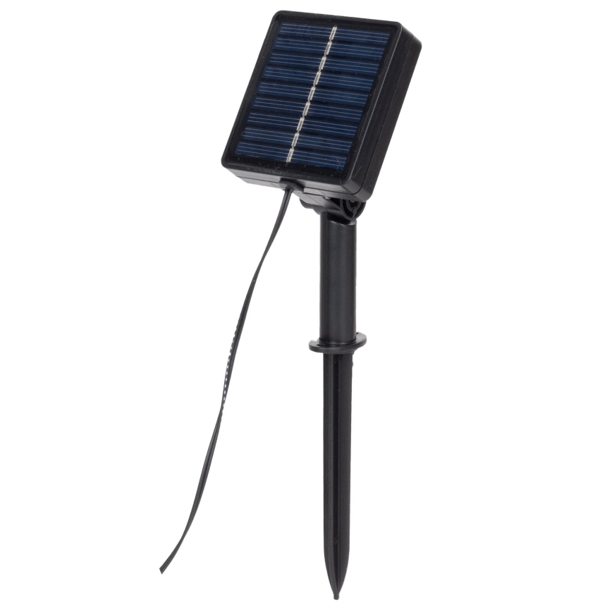 Aigostar - LED solarni niz 60xLED/4m IP65 300 mAh topla bela, maslinasta
