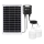 Aigostar - LED solarni luster 2xLED/35W/12V 6000 mAh 6500K IP65 prečnik 10 cm + daljinski upravljač