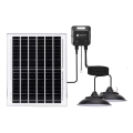 Aigostar - LED solarni luster 2xLED/70W/12V 12000 mAh 6500K IP65 prečnik 23,5 cm + daljinski upravljač
