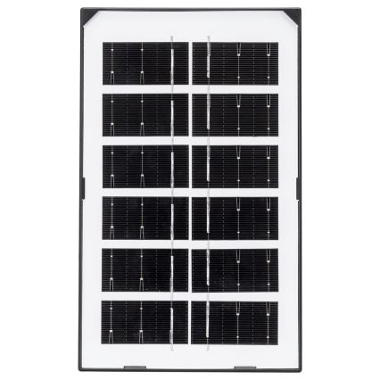Aigostar - LED solarni luster sa senzorom LED/35W/12V 3000 mAh 6500K prečnik 15 cm + daljinski upravljač