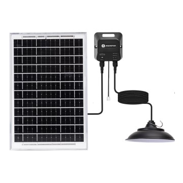 Aigostar - LED solarni luster LED/70W/12V 6000 mAh 6500K IP65 prečnik 23,5 cm + daljinski upravljač