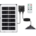 Aigostar - LED solarni luster sa senzorom LED/35W/12V 3000 mAh 6500K prečnik 15 cm + daljinski upravljač