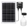 Aigostar - LED solarni luster sa senzorom LED/70W/12V 6000 mAh 6500K IP65 prečnik 12 cm + daljinski upravljač