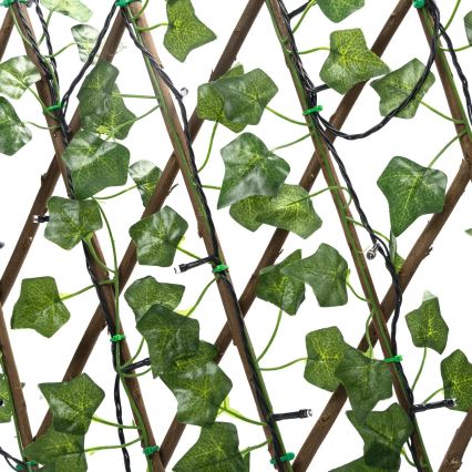 Aigostar - LED solarni lanac 102xLED/2x0,7m IP65 300 mAh topla bela ivy