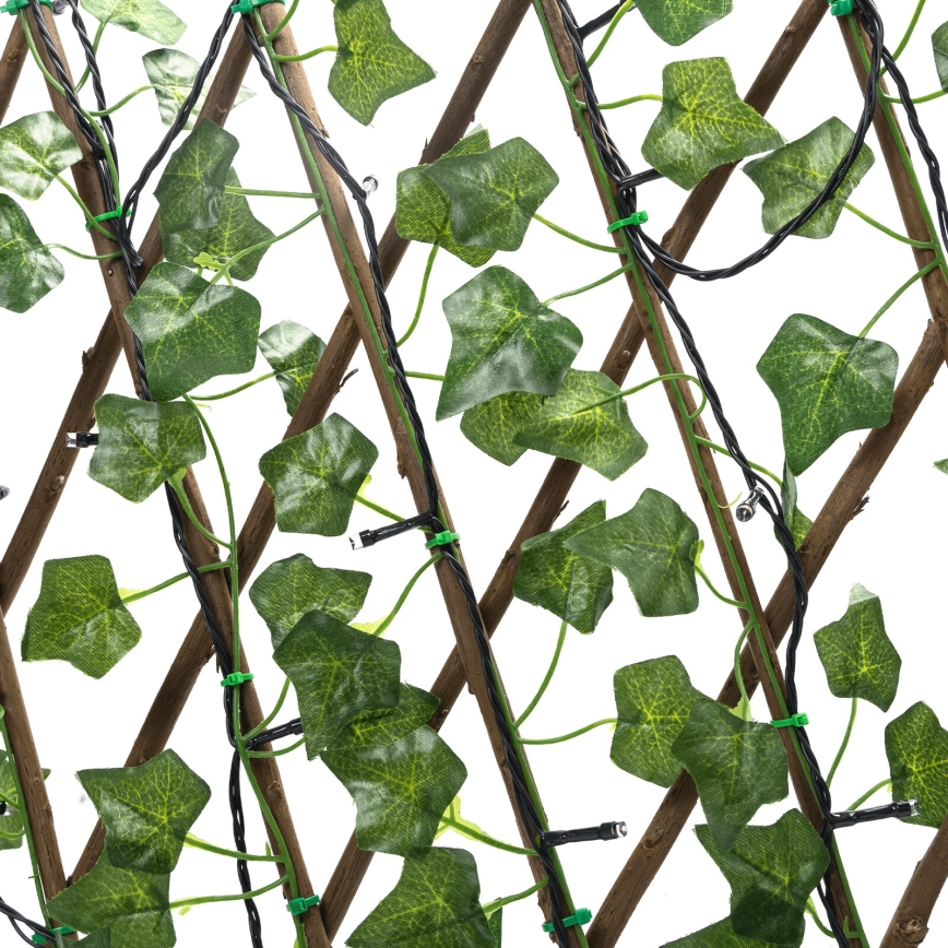 Aigostar - LED solarni lanac 102xLED/2x0,7m IP65 300 mAh topla bela ivy