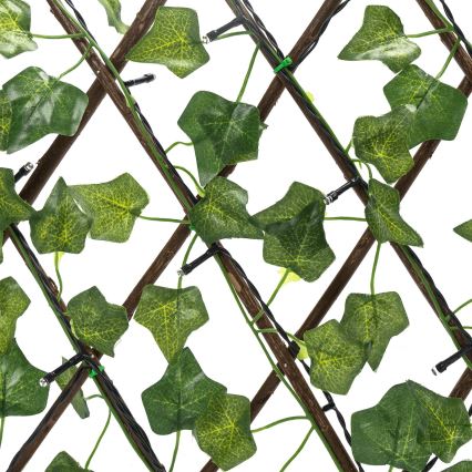 Aigostar - LED solarni lanac 56xLED/2x0,4m IP65 300 mAh topla bela ivy