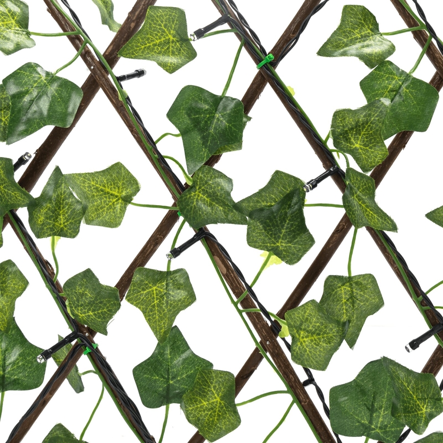 Aigostar - LED solarni lanac 56xLED/2x0,4m IP65 300 mAh topla bela ivy