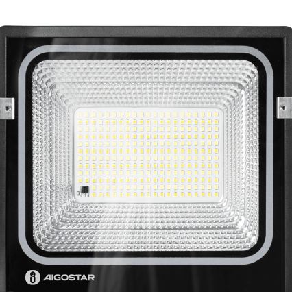 Aigostar - LED solarni reflektor LED/100W/3,2V 2000mAh 3000K/4000K/6500K IP66 + s daljinskim upravljačem