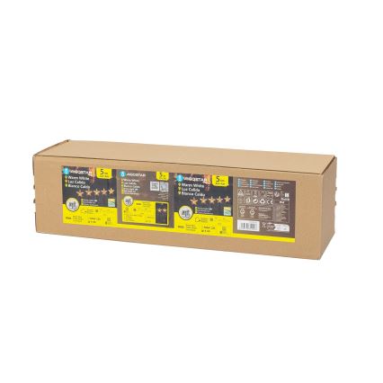 Aigostar - LED solarna božićna svetiljka LED/0,054W/1,2V 1m IP65 800 mAh topla bela