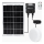 Aigostar - LED solarno plafonsko svetlo sa senzorom LED/70W/3,7V 6000 mAh IP65 + daljinski upravljač