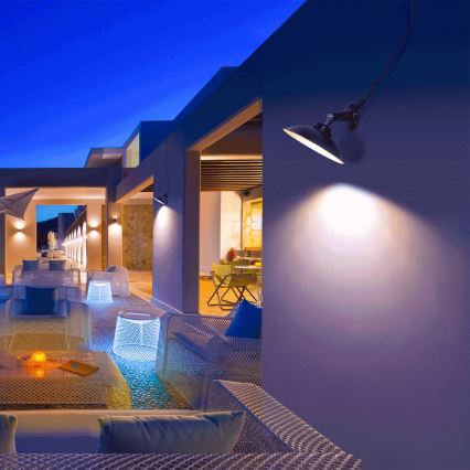 Aigostar - LED solarno zidno svetlo LED/3,2V 3000K/4000K/6500K 5000 mAh IP65 + daljinski upravljač