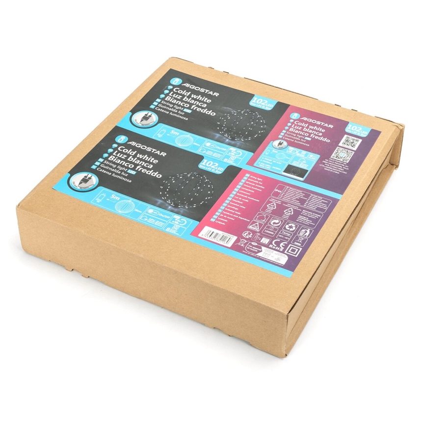 Aigostar - LED spoljašnja božićna dekoracija 3,6W/230V kugla 30cm IP44 hladno-bela