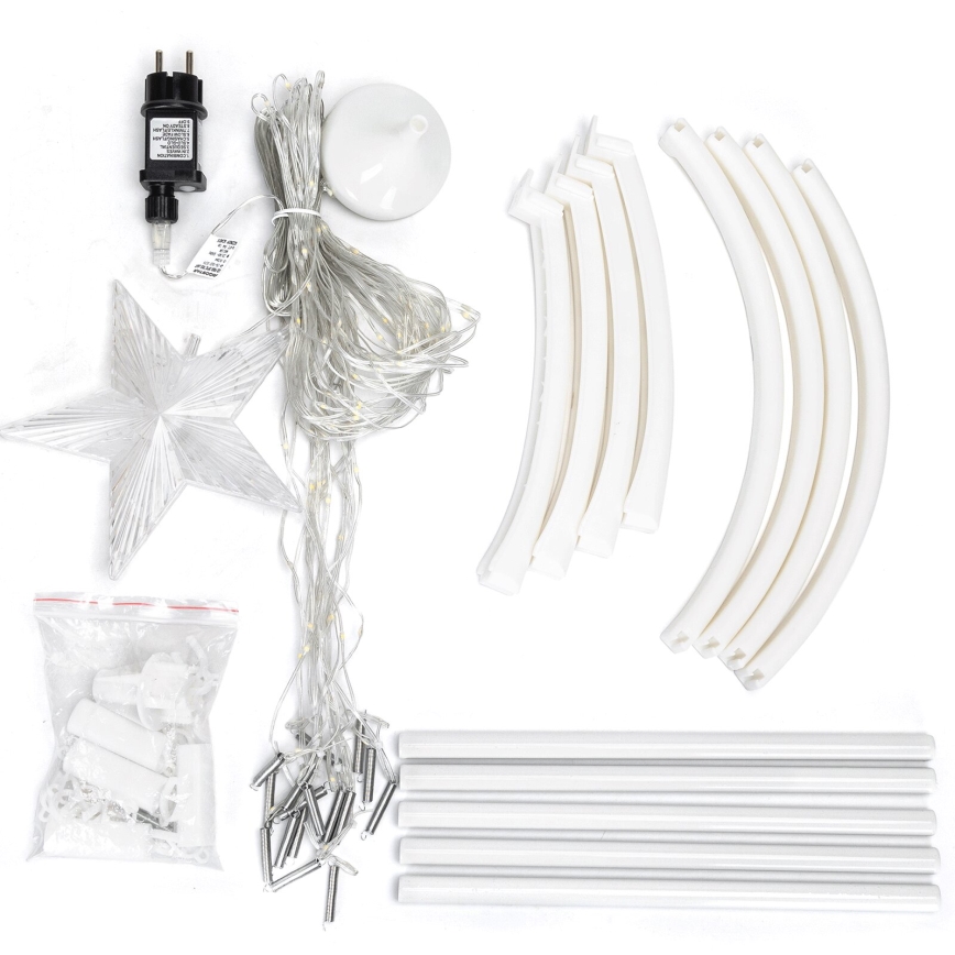 Aigostar - LED spoljašnja božićna dekoracija LED/3,6W/230V 180 cm IP44 hladno bela