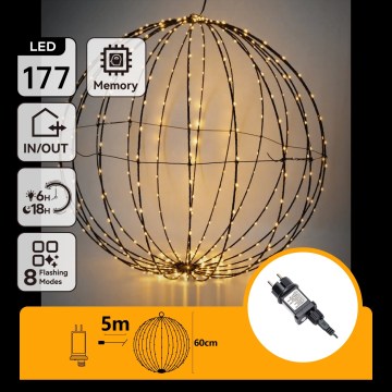 Aigostar - LED Spoljašnja božićna dekoracija LED/3,6W/230V 60 cm IP44 topla bela