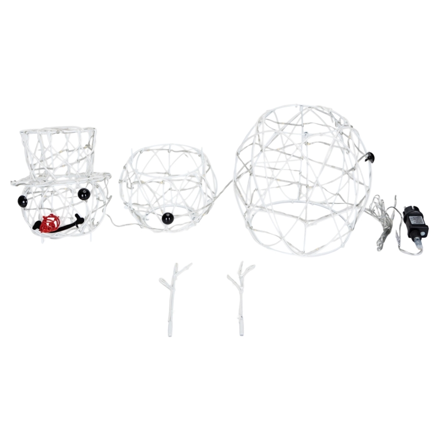 Aigostar - LED spoljašnja božićna dekoracija LED/3,6W/31/230V 6500K 60 cm IP44 snegović