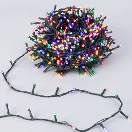 Aigostar - LED spoljašnja božićna girlanda 150xLED/8 funkcija 18m IP44 višebojna