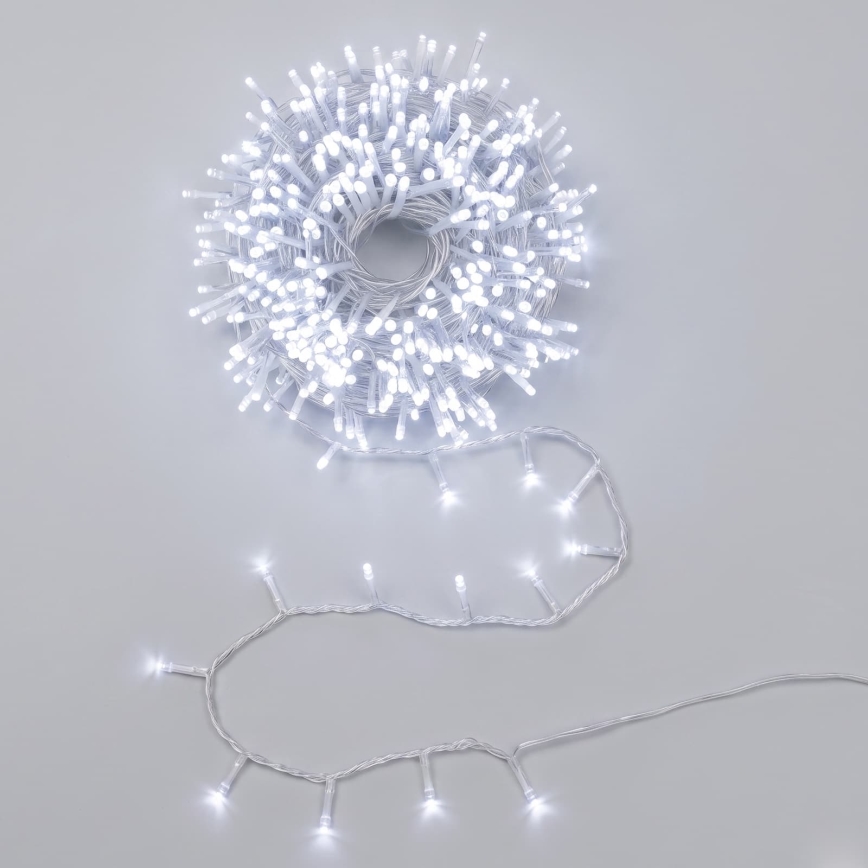 Aigostar - LED spoljašnja božićna girlanda 200xLED/8 funkcija 13m IP44 hladno bela