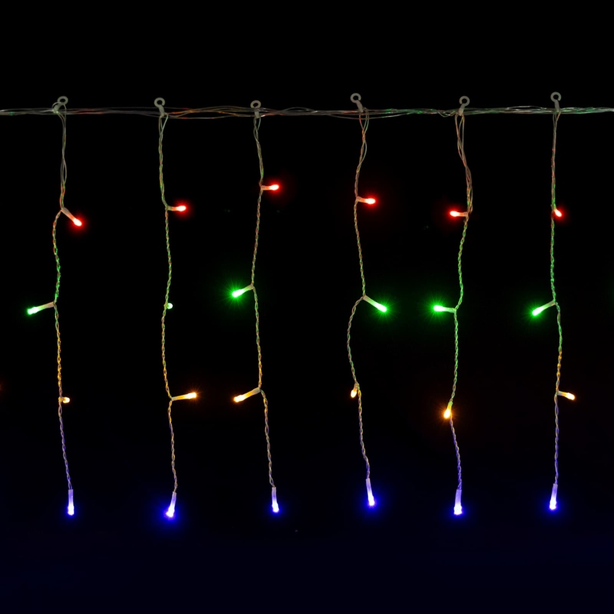 Aigostar - LED spoljašnji božićni niz 300xLED/8 funkcija 3xAA 18x0,4m IP44 višebojno