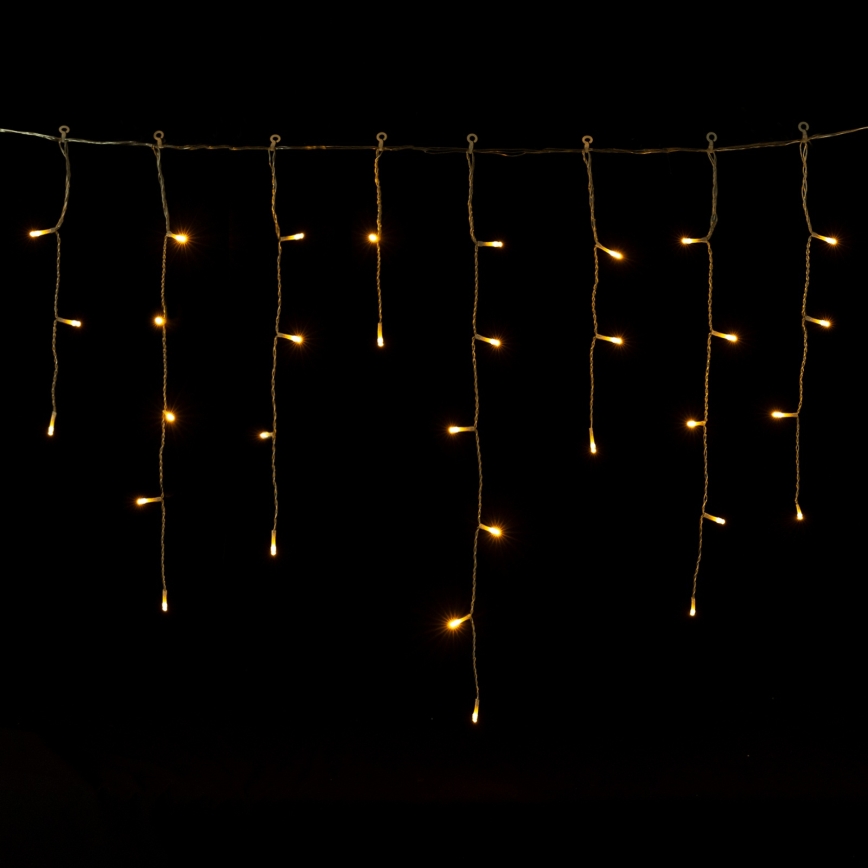 Aigostar - LED spoljašnja božićna girlanda 300xLED/8 funkcija 3xAA 18x0,6 m IP44 topla bela