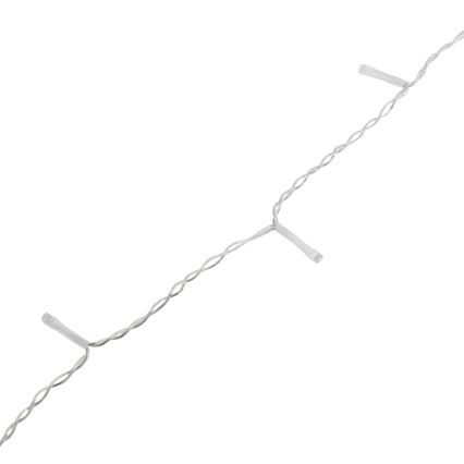 Aigostar - LED spoljašnja božićna girlanda 300xLED/8 funkcija 3xAA 18x0,6 m IP44 topla bela