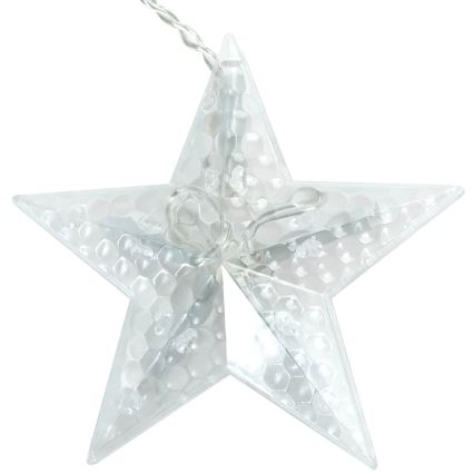 Aigostar - LED vanjski niz 120xLED/6W/230V/8 funkcija 3x0,6m IP44 hladno belo + daljinski upravljač