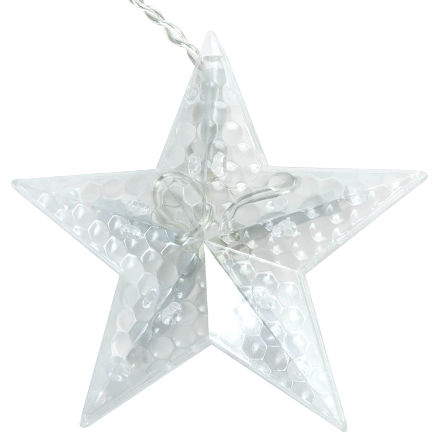 Aigostar - LED vanjski niz 120xLED/6W/230V/8 funkcija 3x0,6m IP44 hladno belo + daljinski upravljač