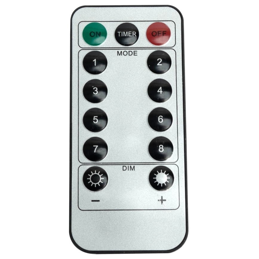 Aigostar - LED vanjski niz 120xLED/6W/230V/8 funkcija 3x0,6m IP44 hladno belo + daljinski upravljač