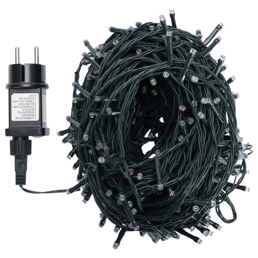 Aigostar - LED spoljni niz, 500 LED, 8 funkcija, 50 m, IP44, toplo belo svetlo