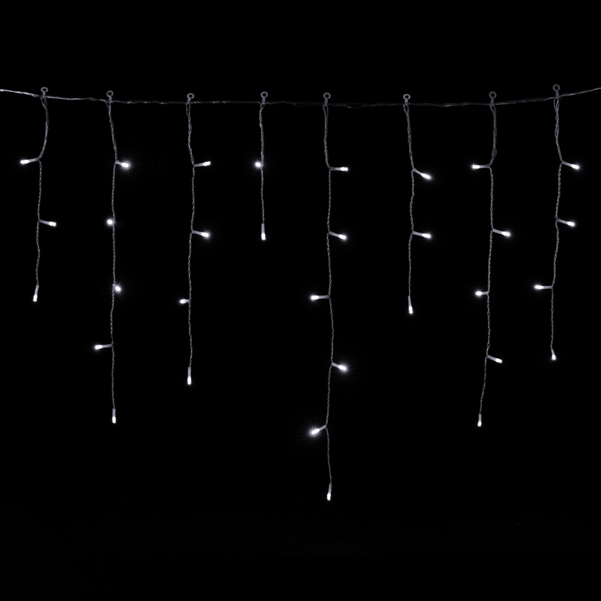 Aigostar - LED spoljašnje božićne lampice 300xLED/8 funkcija 3xAA 18x0,6 m IP44 hladno bela