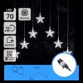 Aigostar - LED spoljašnje božićne lampice 70xLED 1,2x1m IP44 hladno bele zvezde