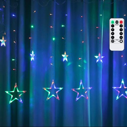 Aigostar - LED spoljašnja božićna girlanda 120xLED/8 funkcija 6x0,6m IP44 višebojna + daljinski upravljač