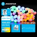 Aigostar - LED Spoljašnji božićni lanac 100xLED/3xAA/8 funkcija 10,3 m IP44 višebojan