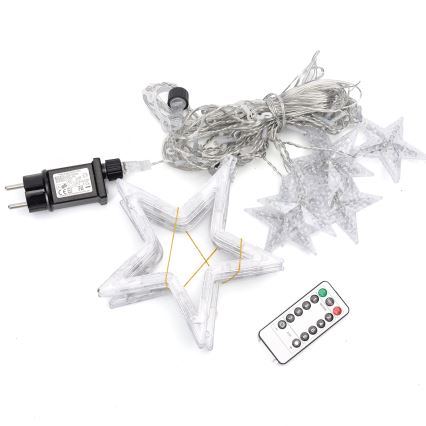 Aigostar - LED spoljašnja božićna girlanda 120xLED/8 funkcija 3x0,6 m IP44 topla bela + daljinski upravljač