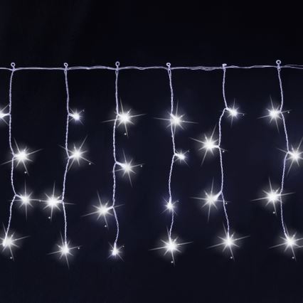 Aigostar - LED spoljašnji božićni lanac 200xLED 8x0,4m IP44 hladna bela