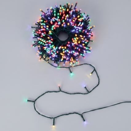 Aigostar - LED spoljašnji božićni lanac 750xLED/8 funkcija 78m IP44 višebojni