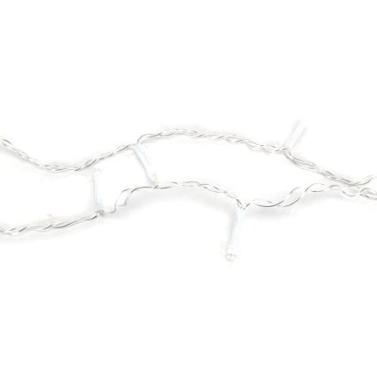 Aigostar - LED Spoljašnji božićni lanac 100xLED/8 funkcija 3xAA 8x0,6m IP44 topla bela