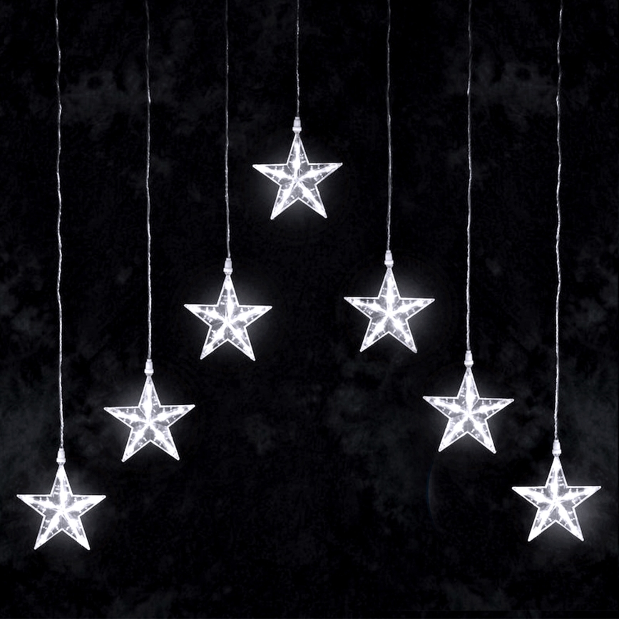 Aigostar - LED spoljašnje božićne lampice 70xLED 1,2x1m IP44 hladno bele zvezde