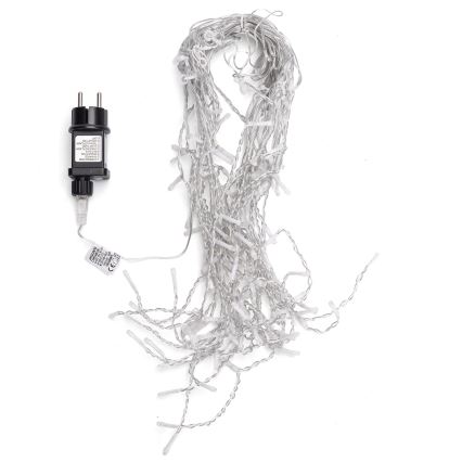 Aigostar - LED spoljašnji lanac 100xLED/8 funkcija 5x0,4m IP44 topla bela