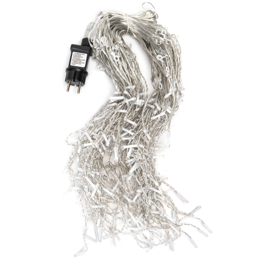 Aigostar - LED Spoljni  lanac 300xLED/8 funkcija 15x0,4 m IP44 hladno bela