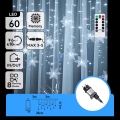 Aigostar - LED spoljašnji niz 120xLED/8 funkcija 3x0,7m IP44 hladna bela + daljinski upravljač