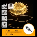 Aigostar - LED spoljašnji niz 400xLED/8 funkcija 20m IP44 topla bela
