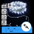 Aigostar - LED spoljašnji niz 50xLED/8 funkcija 8m IP44 hladno bela
