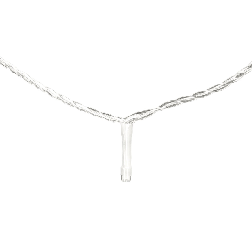 Aigostar - LED spoljašnji niz 50xLED/8 funkcija 8m IP44 hladno bela