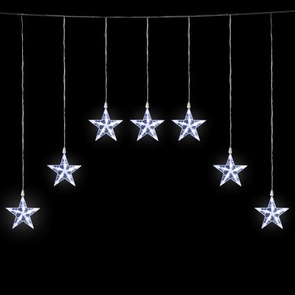 Aigostar - LED Spoljašnji  lanac 70xLED 1,2x1m IP44 hladna bela zvezde