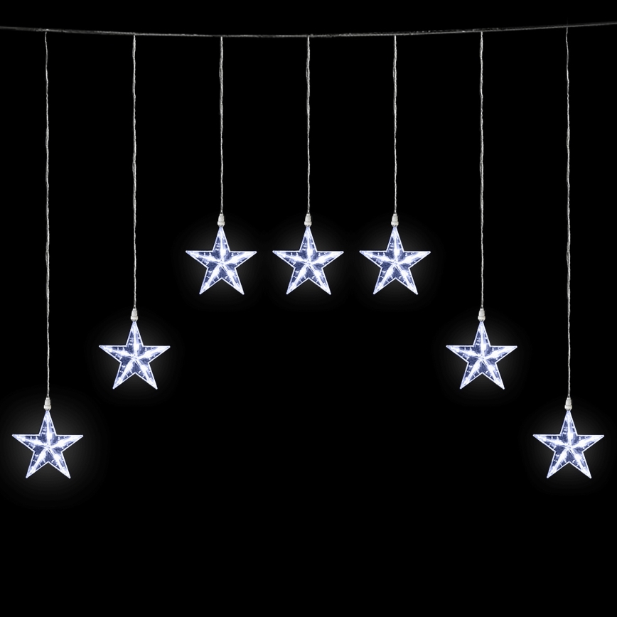 Aigostar - LED Spoljašnji  lanac 70xLED 1,2x1m IP44 hladna bela zvezde