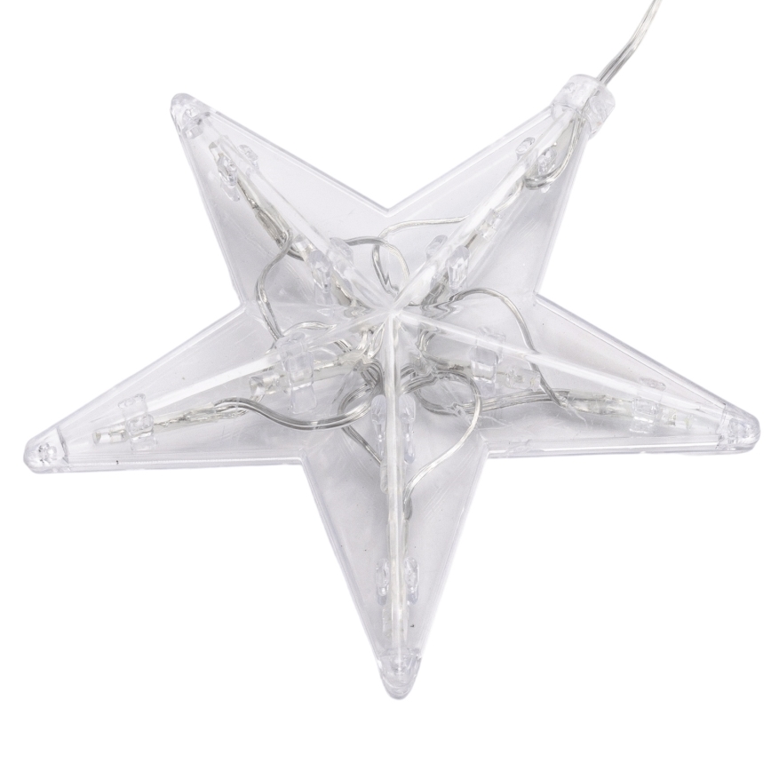Aigostar - LED Spoljašnji  lanac 70xLED 1,2x1m IP44 hladna bela zvezde