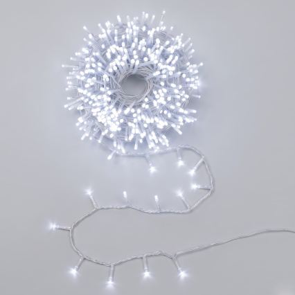 Aigostar - LED spoljašnji novogodišnji lanac 150xLED/8 funkcija 10,3m IP44 hladno bela