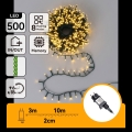 Aigostar - LED spoljna božićna girlanda 500xLED/8 funkcija 13m IP44 toplo belo