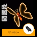 Aigostar - LED spoljna dekoracija 504xLED IP44 topla bela leptir