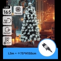 Aigostar - LED spoljni božićni bor 165xLED/8 funkcija 1,5 m IP44 hladno bela